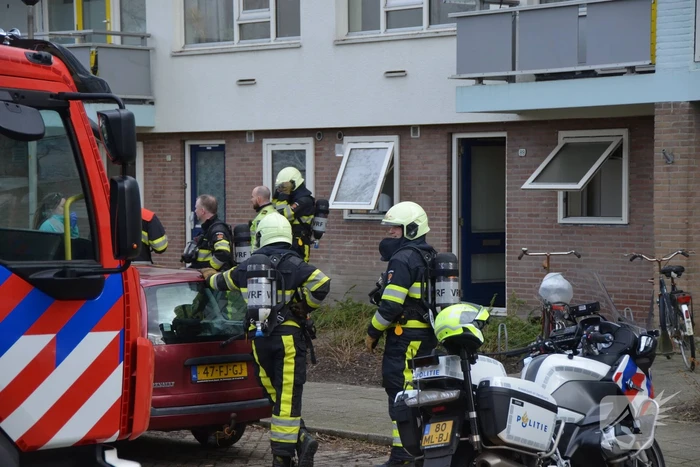Brandweer inzet door aangebrand eten