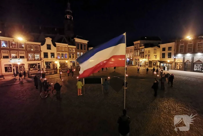 Fakkeloptocht voor de Vrijheid tegen de coronamaatregelen