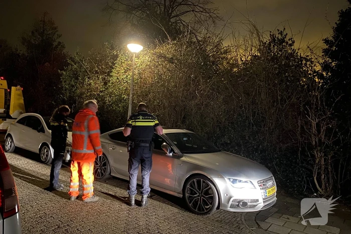 Politie neem een gestolen Audi S7 in beslag