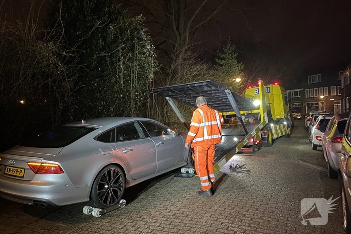 Politie neem een gestolen Audi S7 in beslag