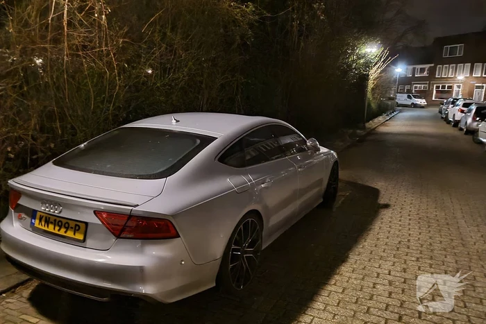 Politie neem een gestolen Audi S7 in beslag