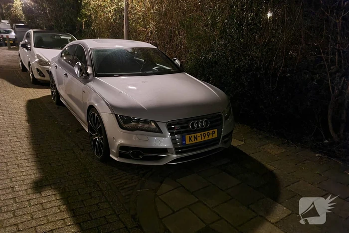 Politie neem een gestolen Audi S7 in beslag