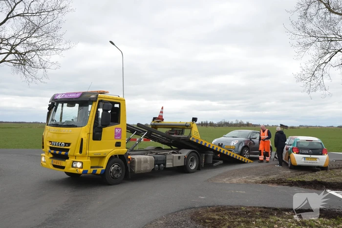 Schade bij botsing op kruising
