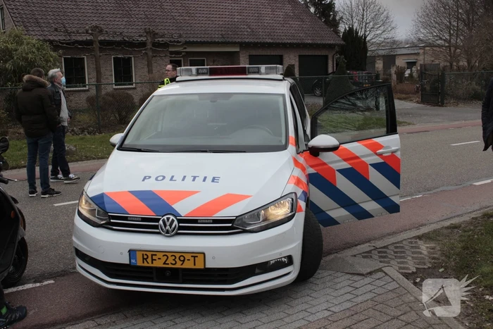 Grote uitslaande brand in loods