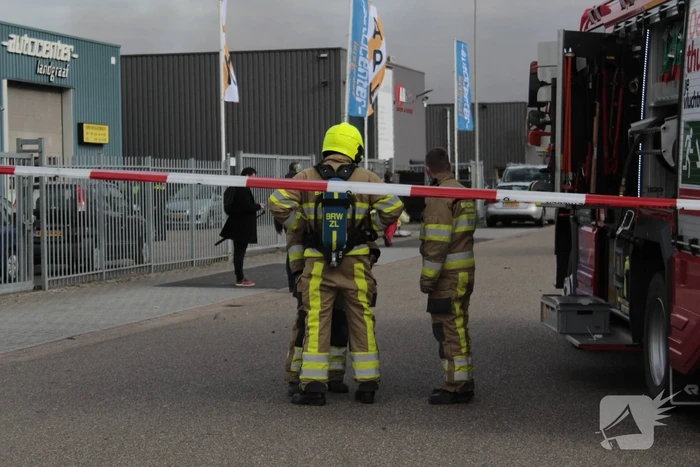 Grote uitslaande brand in loods