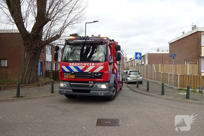 Brand in flatwoning snel geblust