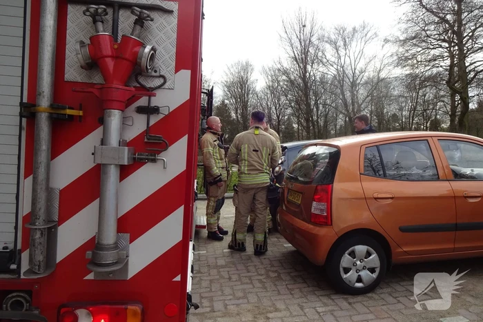 Brand in flatwoning snel geblust