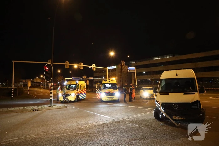 Forse schade bij frontale aanrijding