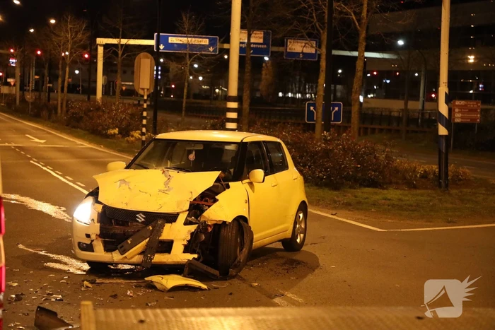 Forse schade bij frontale aanrijding