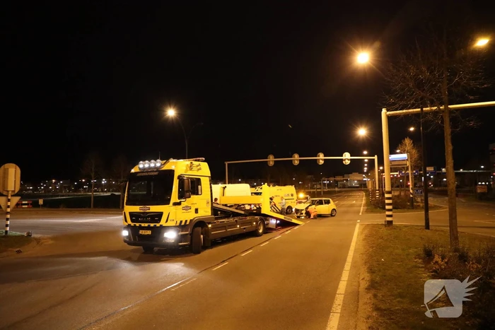 Forse schade bij frontale aanrijding