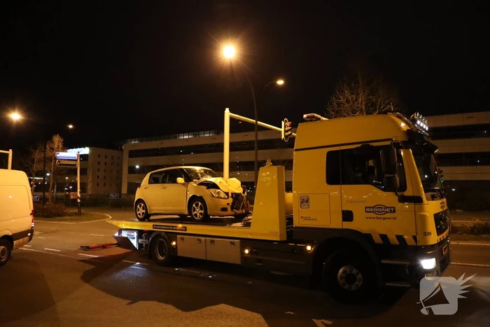 Forse schade bij frontale aanrijding