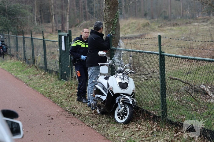 Scooterrijder gewond bij verkeersongeval