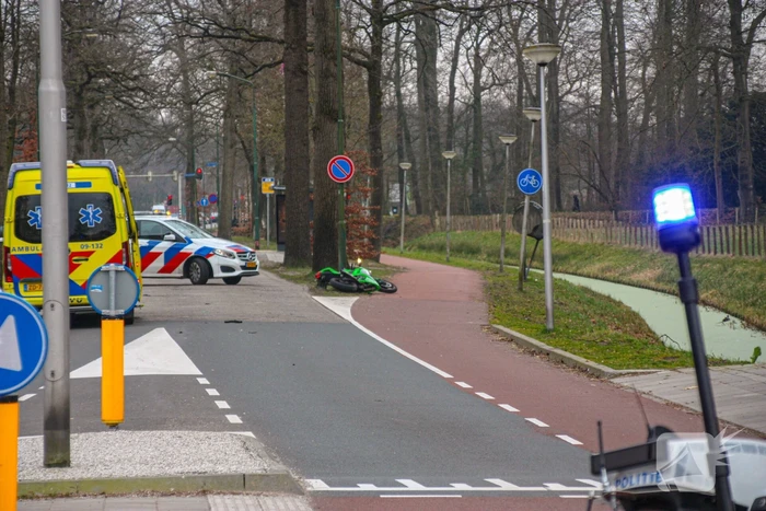 Motorrijder gewond bij ongeval