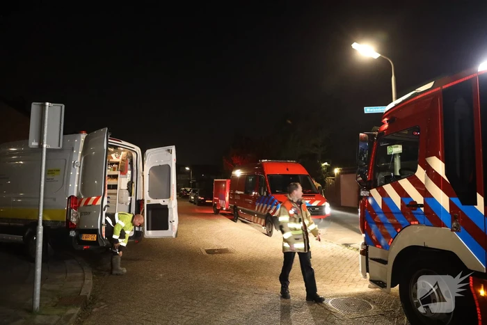 Brandweer ingezet voor gaslucht