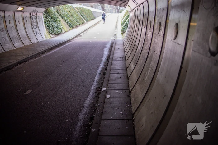 Vijf personen aangehouden voor vernielingen in fietstunnel