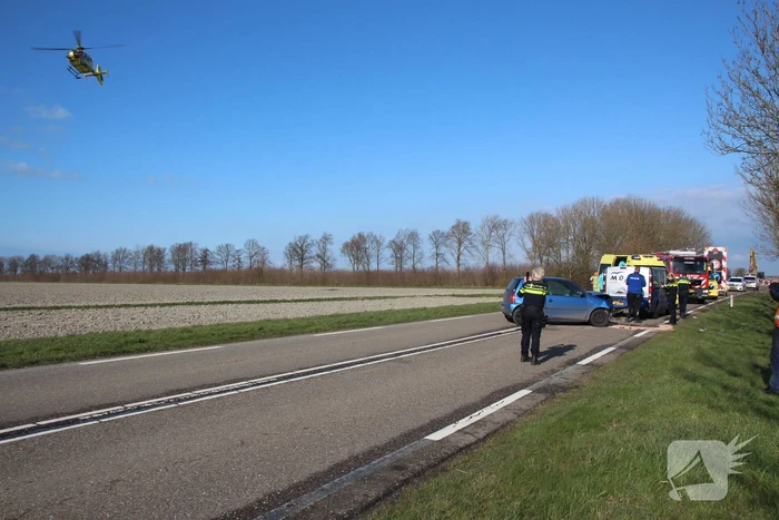 Traumahelikopter ingezet bij ernstig ongeval