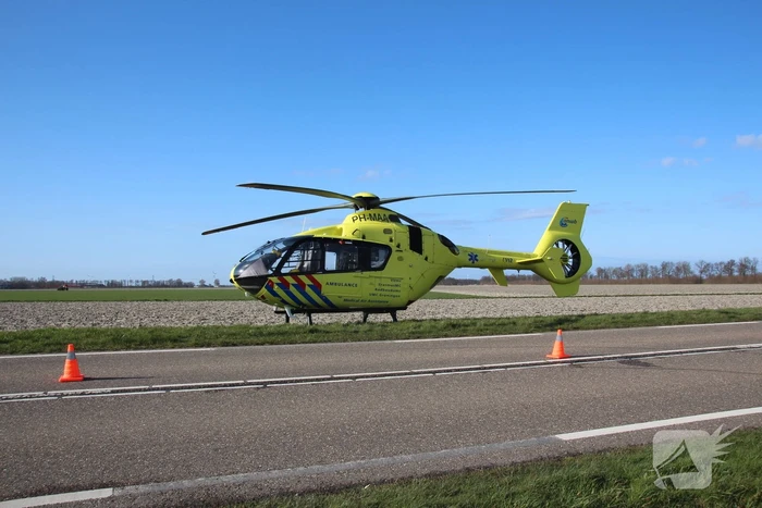 Traumahelikopter ingezet bij ernstig ongeval