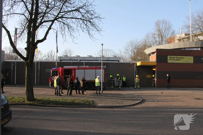 Brand in magazijn van Jumbo-supermarkt