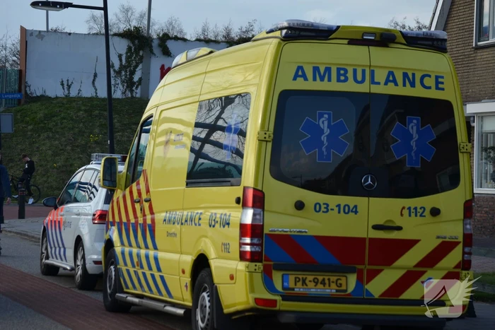 Ongeval tussen fietser en scooter