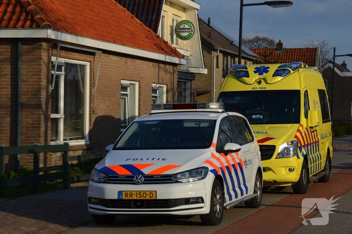 Ongeval tussen fietser en scooter