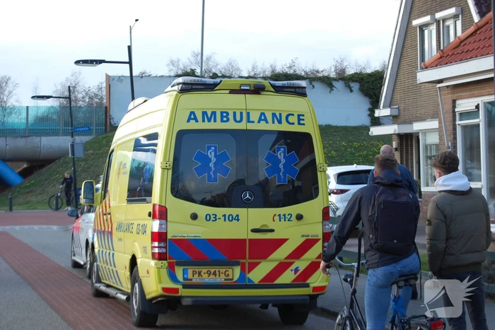 Ongeval tussen fietser en scooter