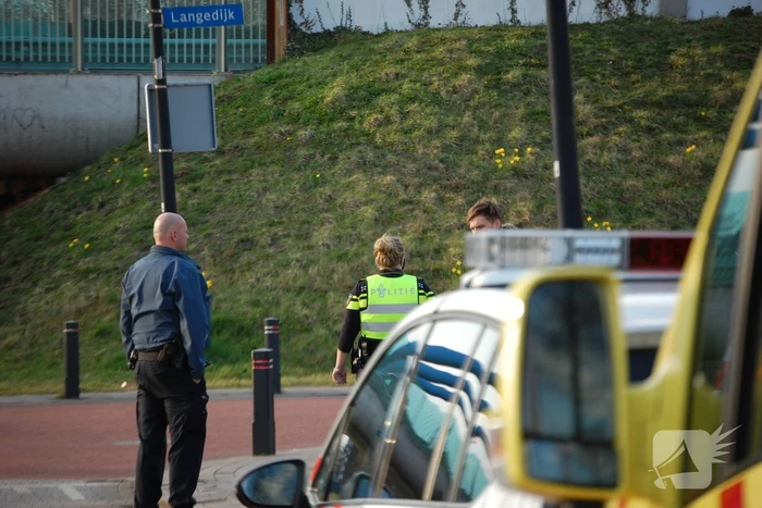 Ongeval tussen fietser en scooter