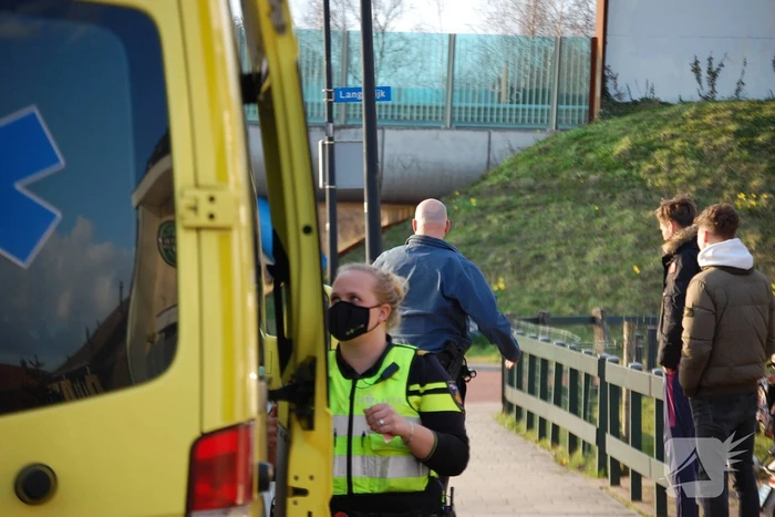Ongeval tussen fietser en scooter