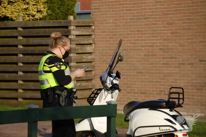 Ongeval tussen fietser en scooter