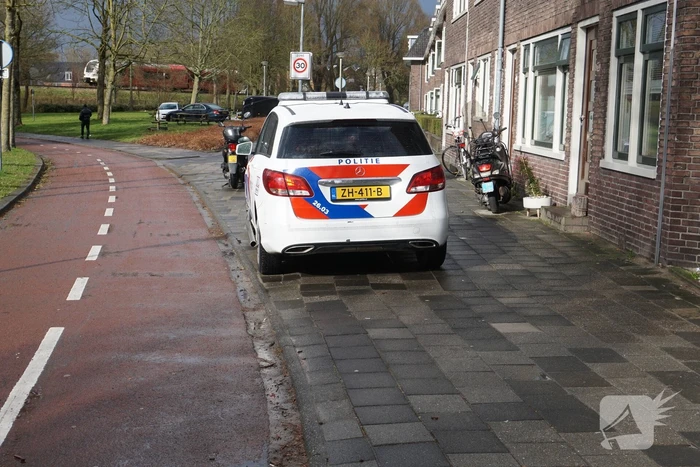 Personenauto botst tegen boom