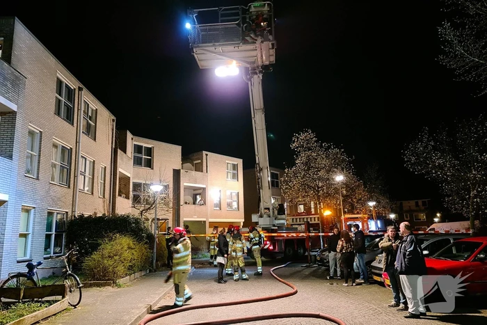 Brand in woning snel geblust