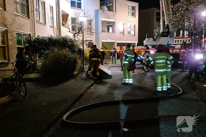 Brand in woning snel geblust