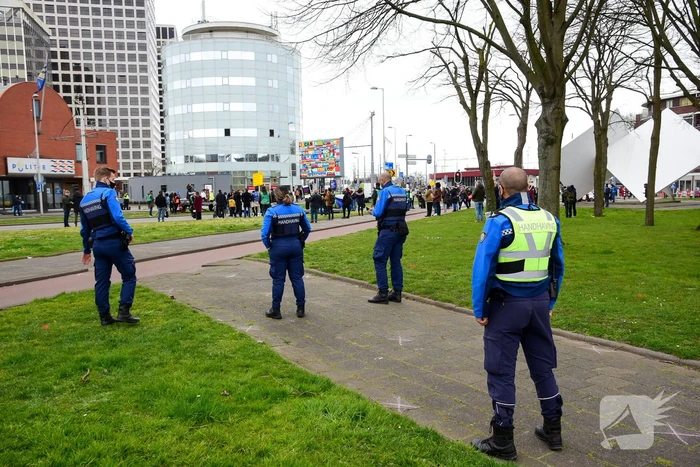 Demonstratie tegen politiegeweld en racisme