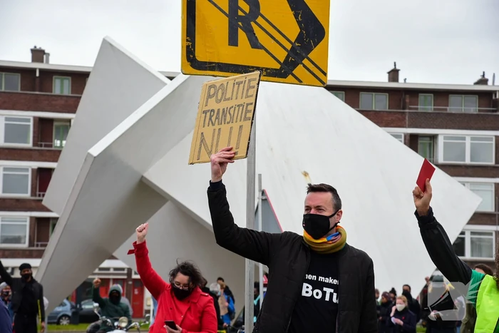 Demonstratie tegen politiegeweld en racisme