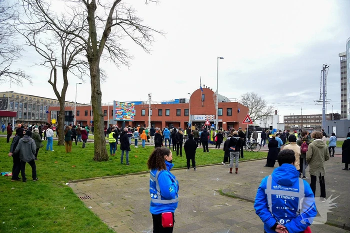 Demonstratie tegen politiegeweld en racisme
