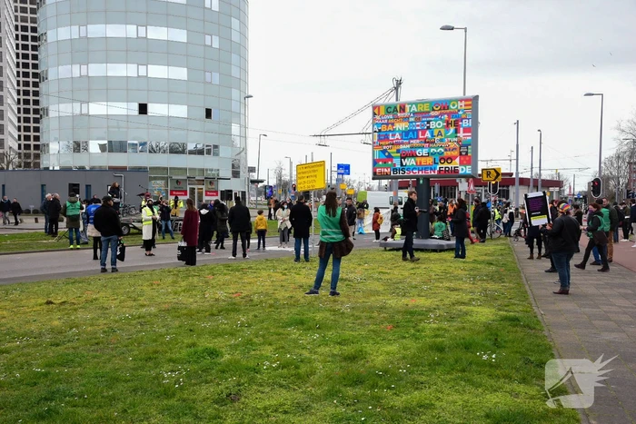 Demonstratie tegen politiegeweld en racisme