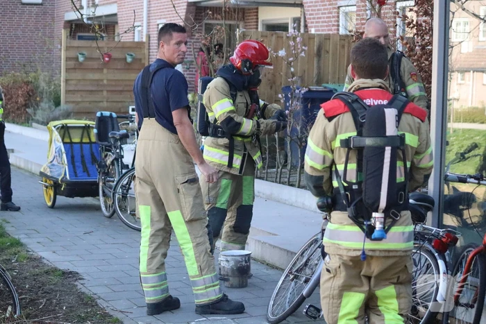Brand in woning door pan op het vuur