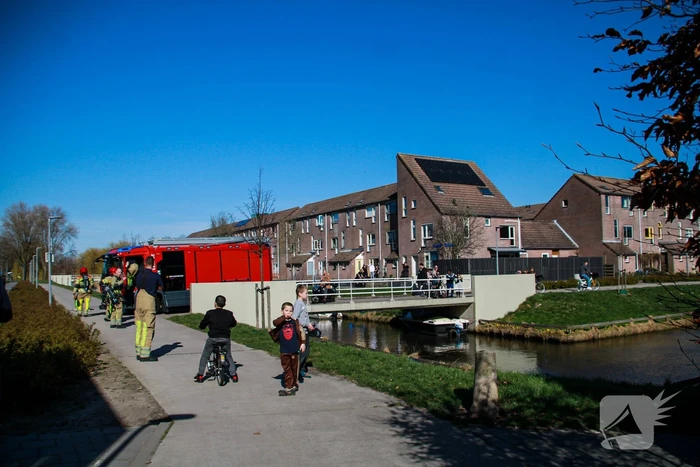 Brand in woning door pan op het vuur