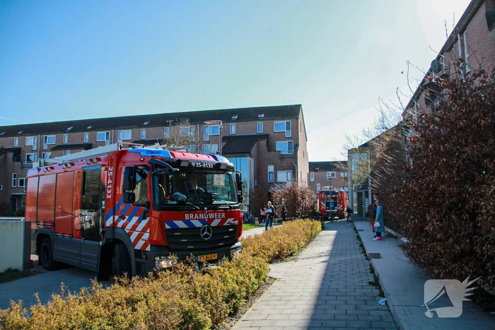 Brand in woning door pan op het vuur