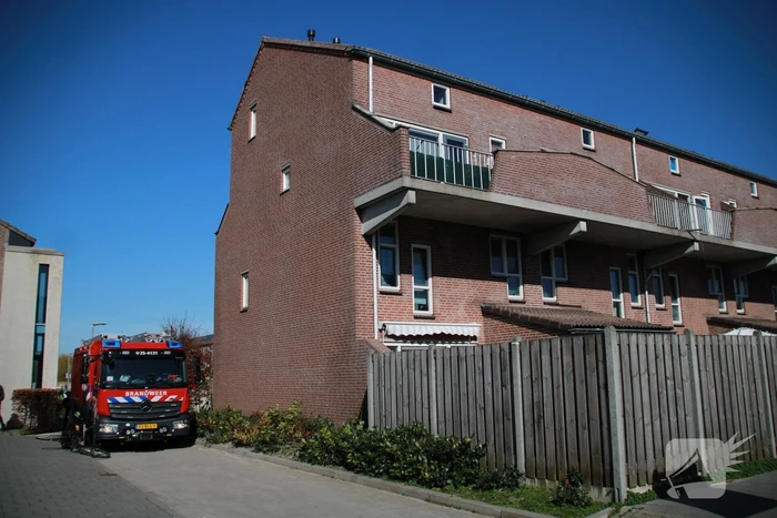 Brand in woning door pan op het vuur