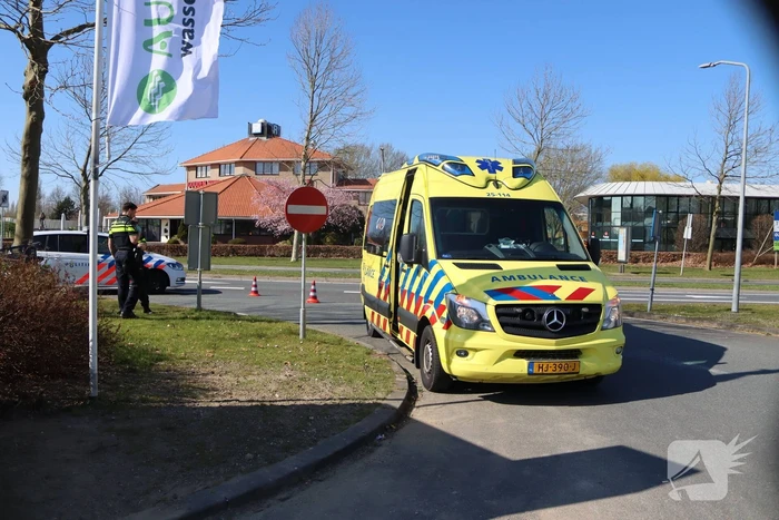 Persoon op fiets gewond na val