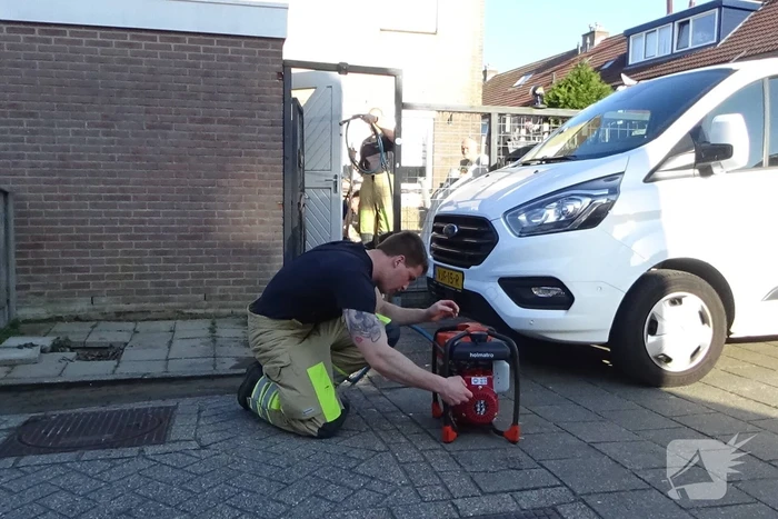 Waterlekkage na doorzagen leiding