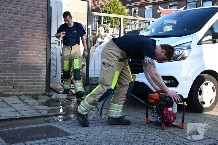 Waterlekkage na doorzagen leiding