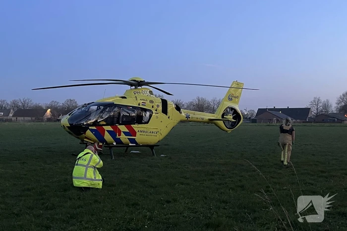 Man raakt zwaargewond bij val in woning