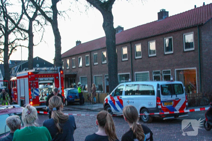 Droger vat vlam in woning
