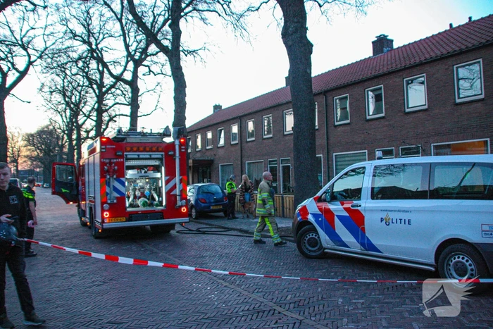 Droger vat vlam in woning