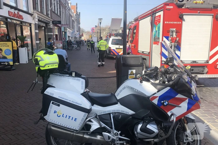 Brand in winkel Topmerk Schoenen
