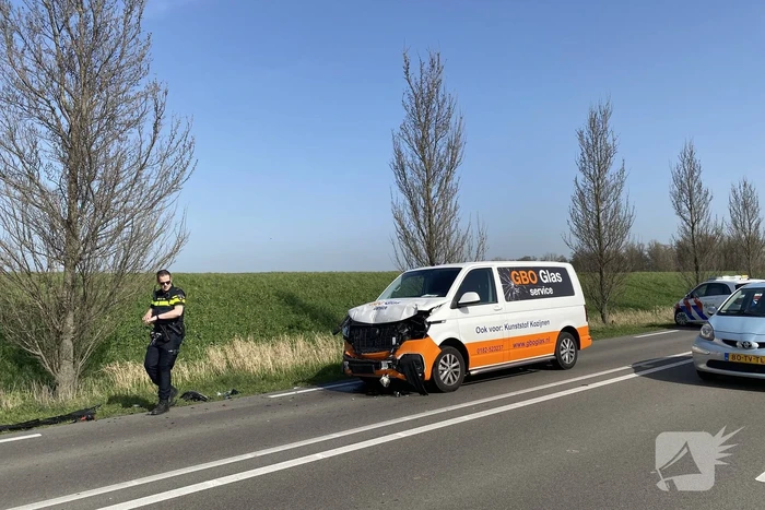 Meerdere voertuigen met elkaar in botsing