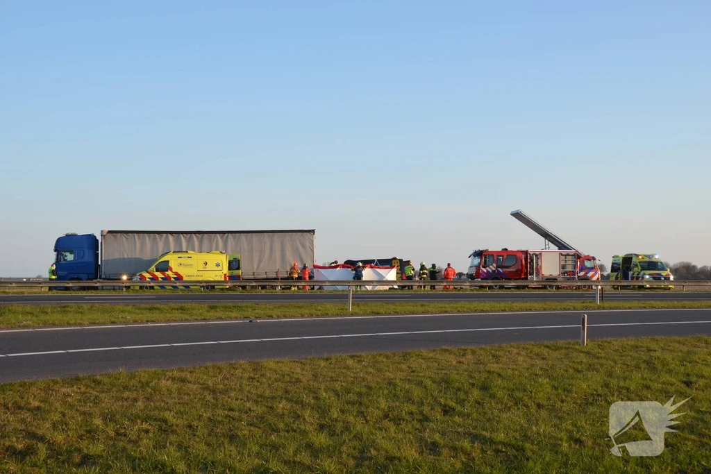 Rijksweg A31 112 meldingen Midlum 