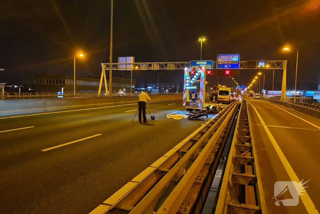 Rijksweg A20 112 melding Rotterdam 
