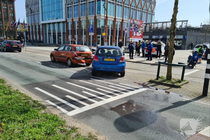 Flinke schade na kop-staart aanrijding